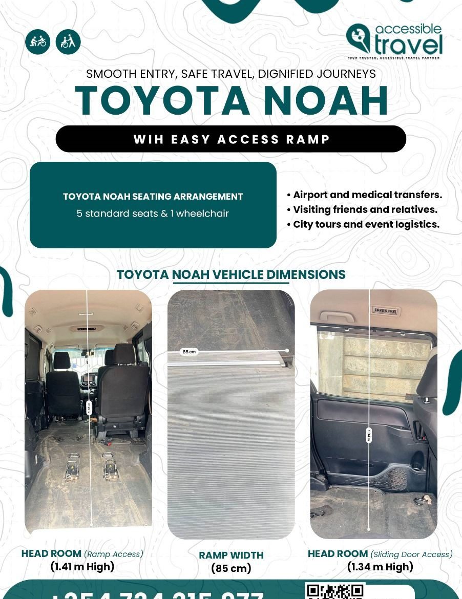 Toyota Noah with easy access ramp